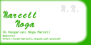 marcell noga business card